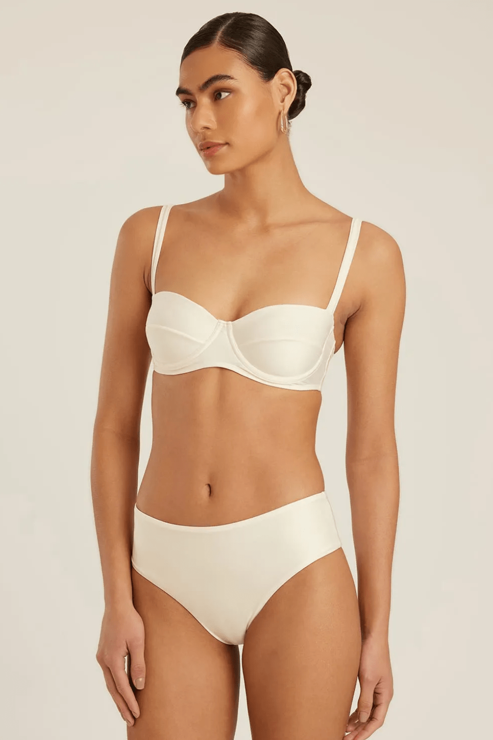 Lenny Niemeyer - Sutiã Meia Taça Clássico Off White