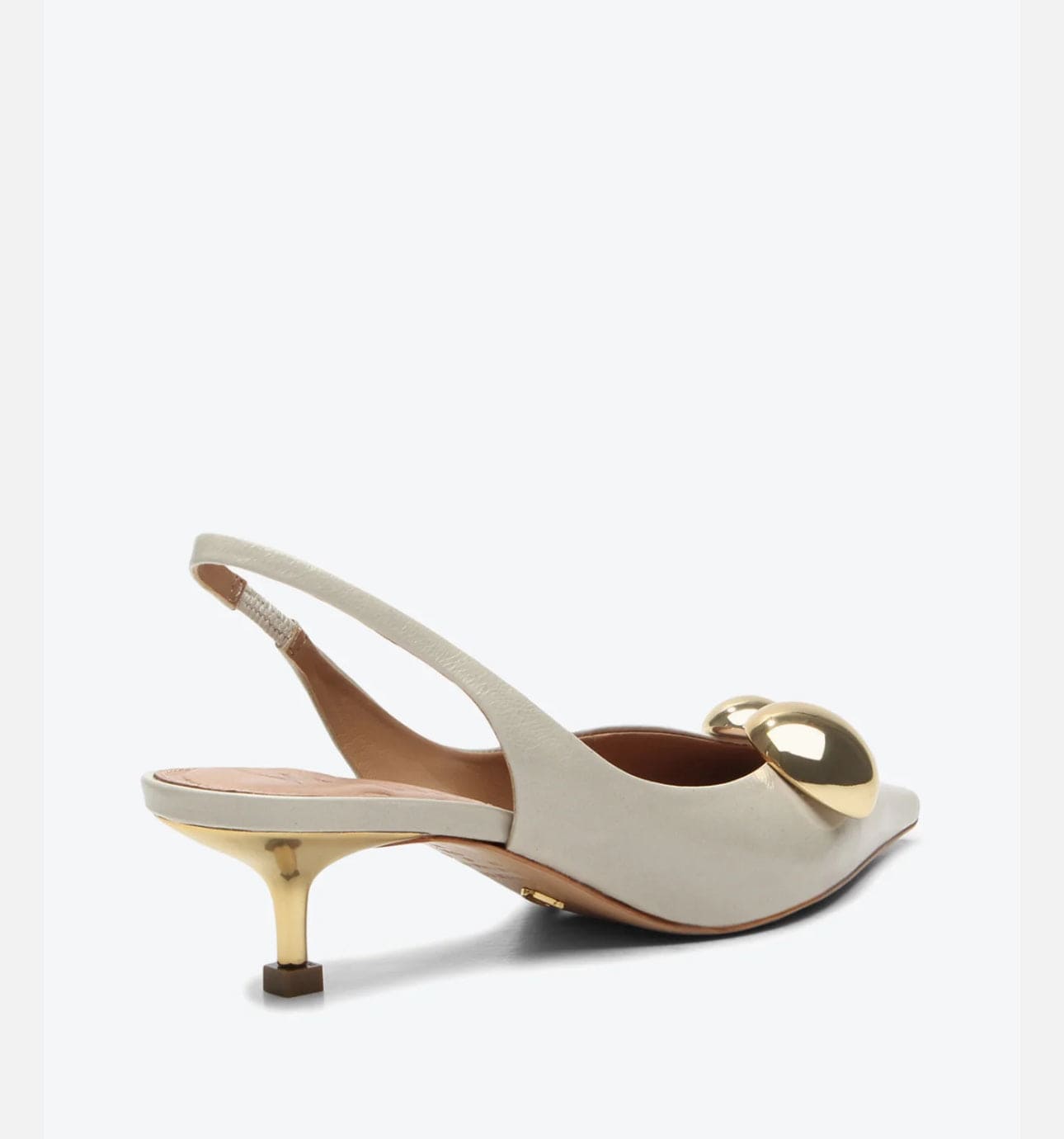 Vicenza - Sapato Slingback Olga Bege Pérola