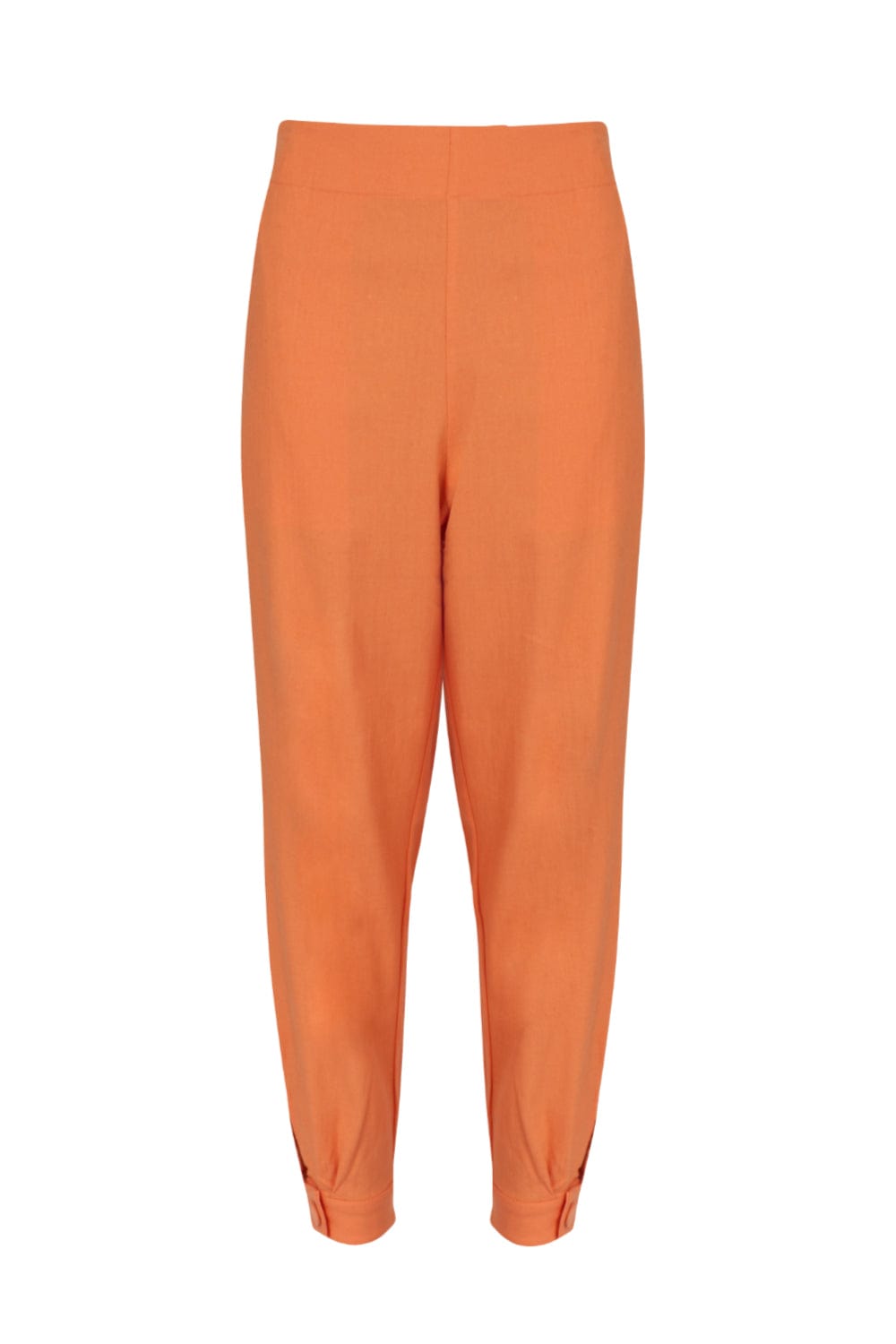 Viviane Furrier - Calça Cenoura Linho Frida Sunrise Laranja