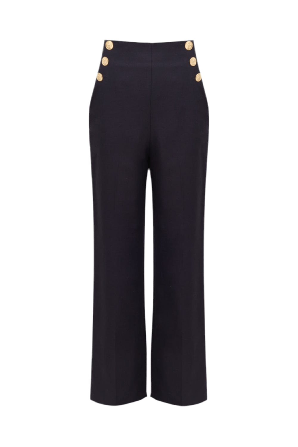 Tara Jarmon Paris - Calça Alfaiataria Pilar Azul Marinho