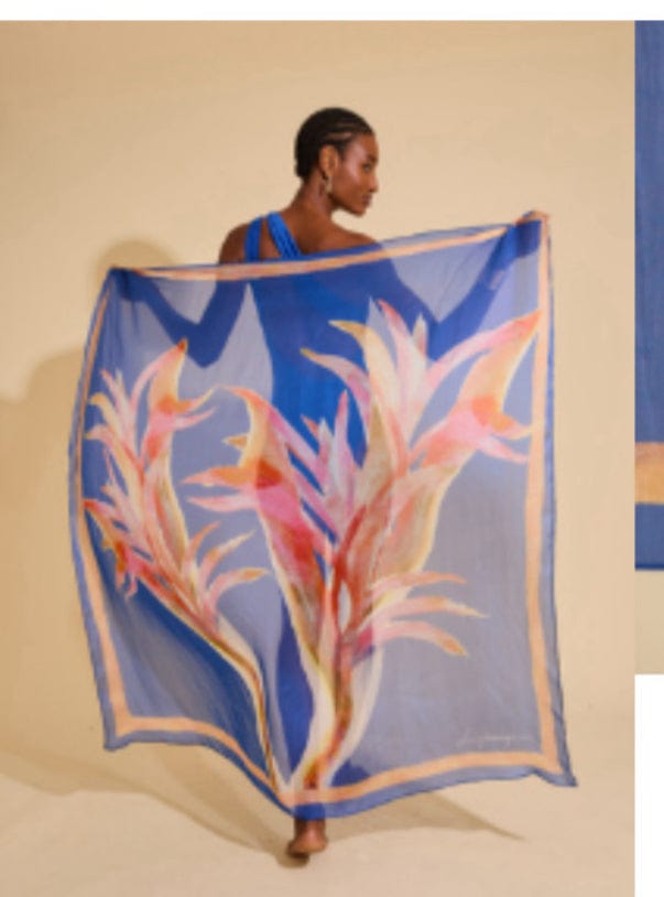 Lenny Niemeyer - Lenço Seda Strelitizia