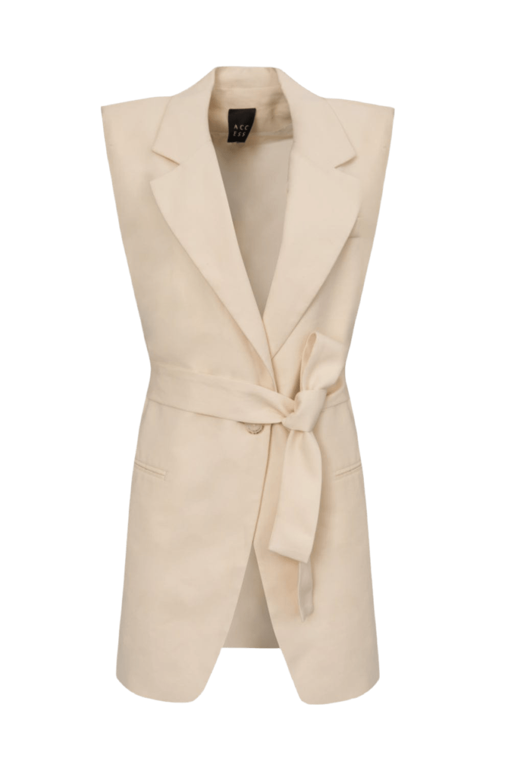 Access - Colete Alfaiataria Bege