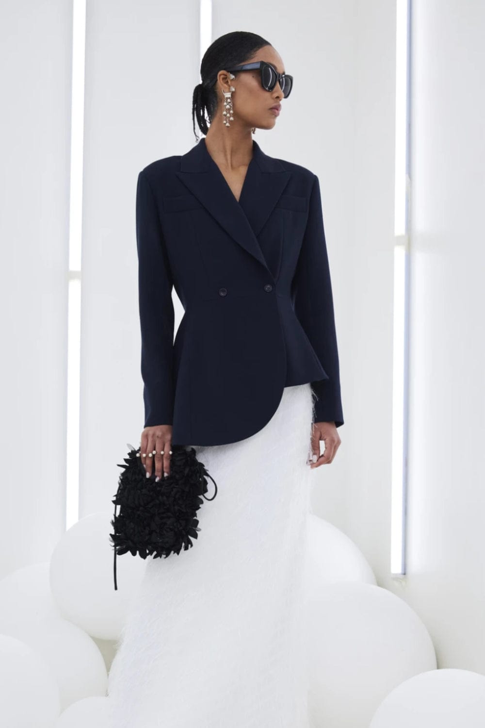 Glória Coelho - Blazer Assimétrico Preto