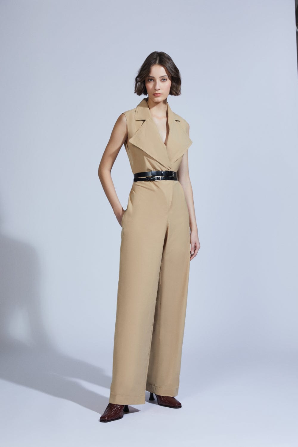 Coven - Macacão Techno BL Caramelo