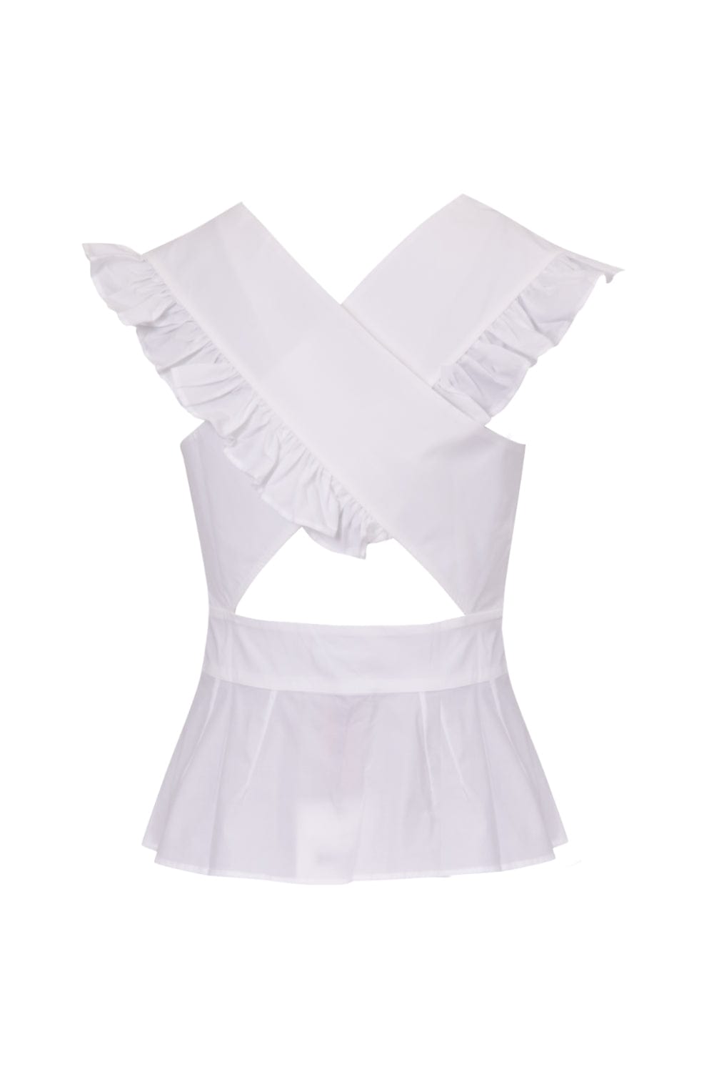 Tara Jarmon Paris - Blusa Manga Curta Taio Blanc Off White