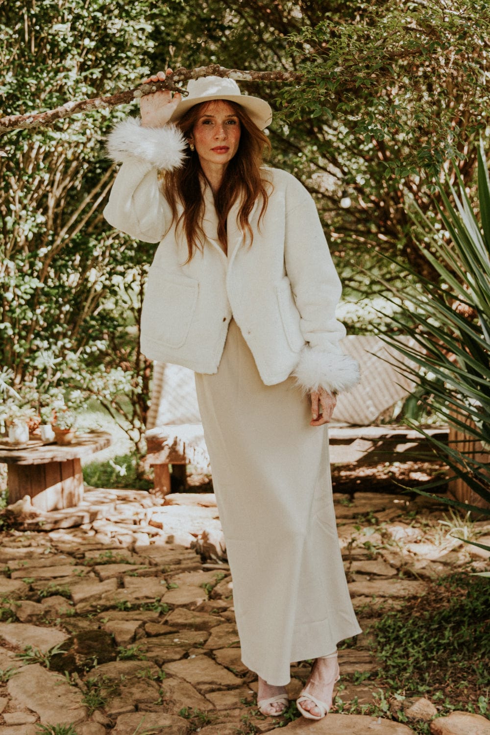 Alex Max - Casaco Curto Off White