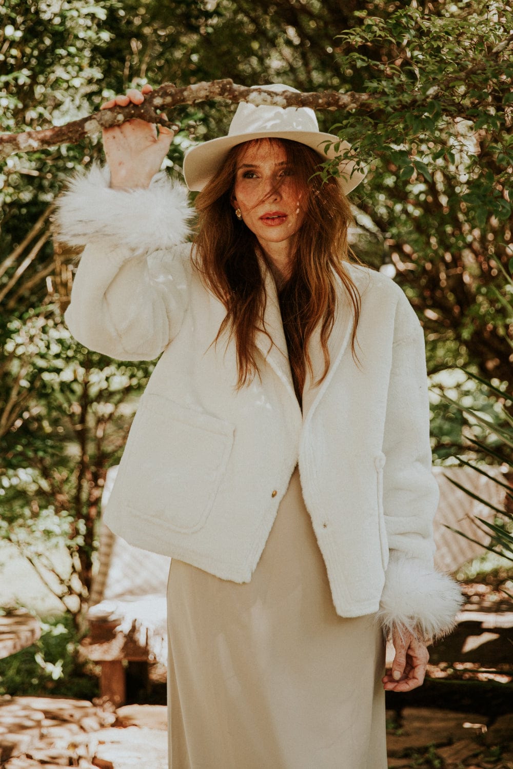 Alex Max - Casaco Curto Off White