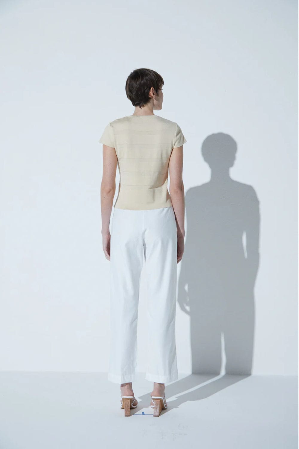 Viviane Furrier - Calça Reta Off White