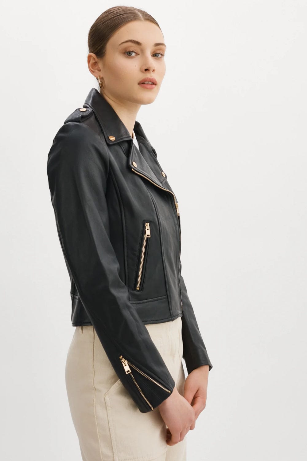 Lamarque - Jaqueta Couro Perfecto Donna 21 Preto