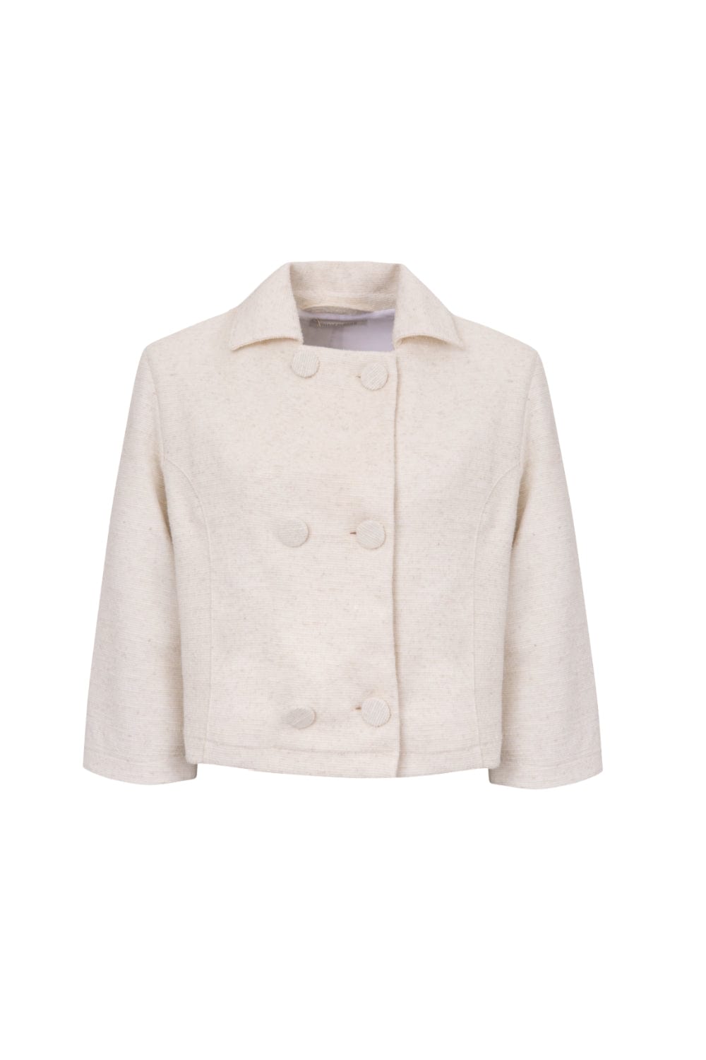 Viviane Furrier - Spencer Tweed com Botões Bege