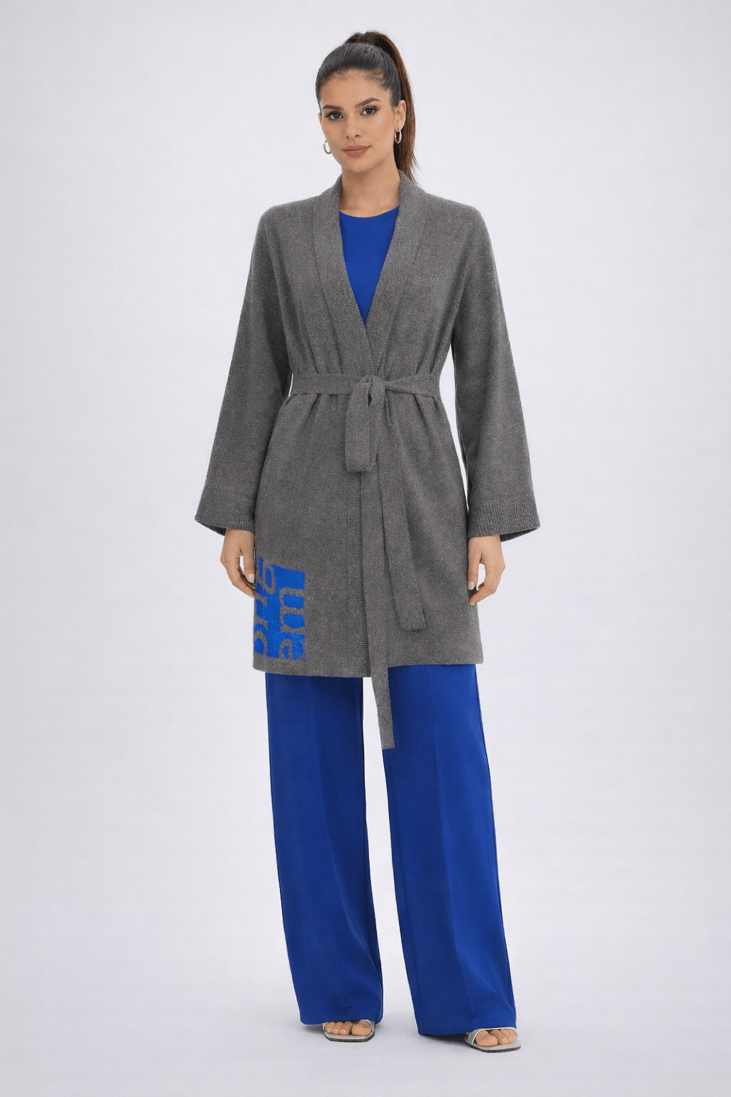 Coven - Kimono Tricot Origens Cinza