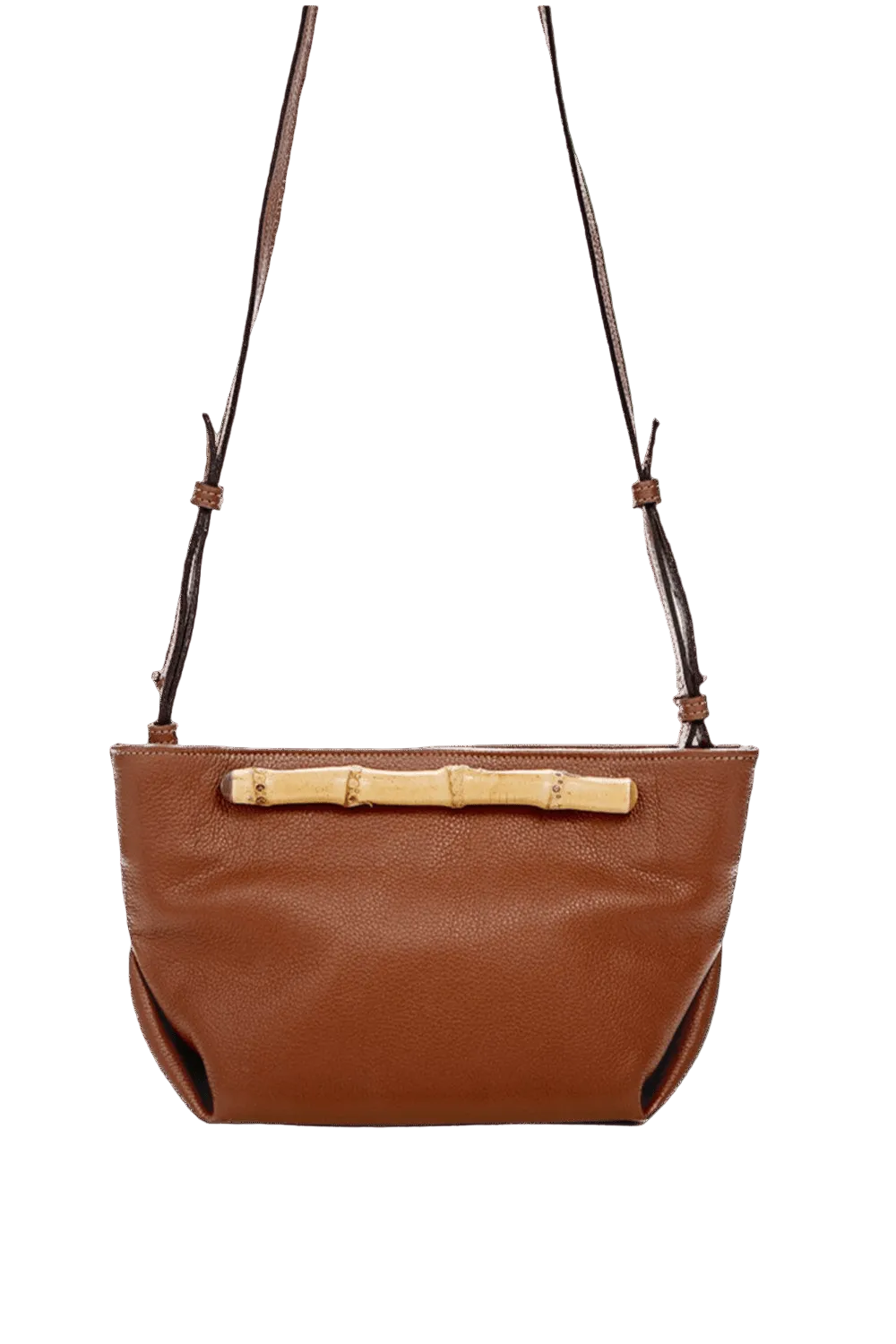 Glorinha Paranaguá - Bolsa Carteira Diana Couro Marrom