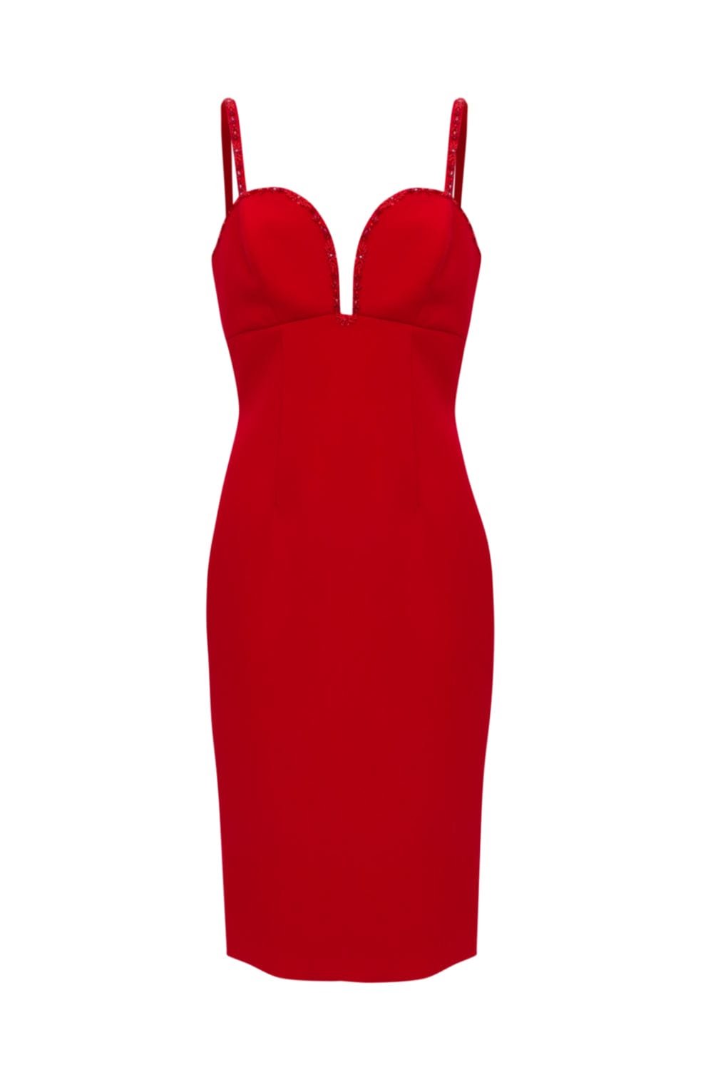 M Marquise - Vestido Midi Nala Vermelho