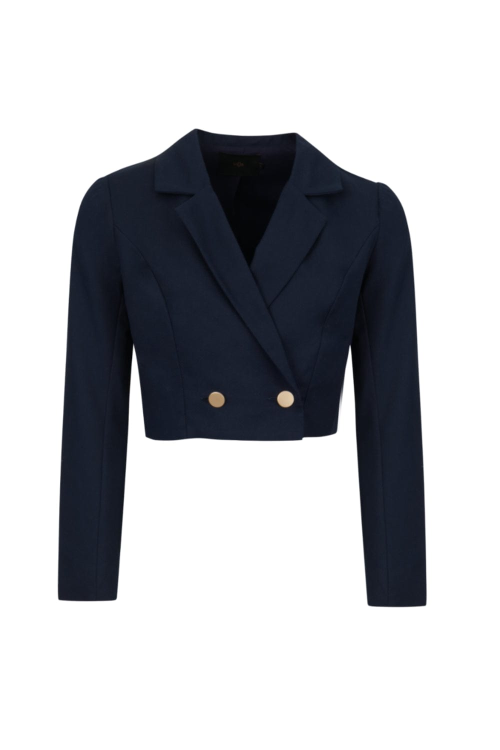 MOB - Blazer Curto Alfaiataria Collab Mônica Salgado Azul Marinho