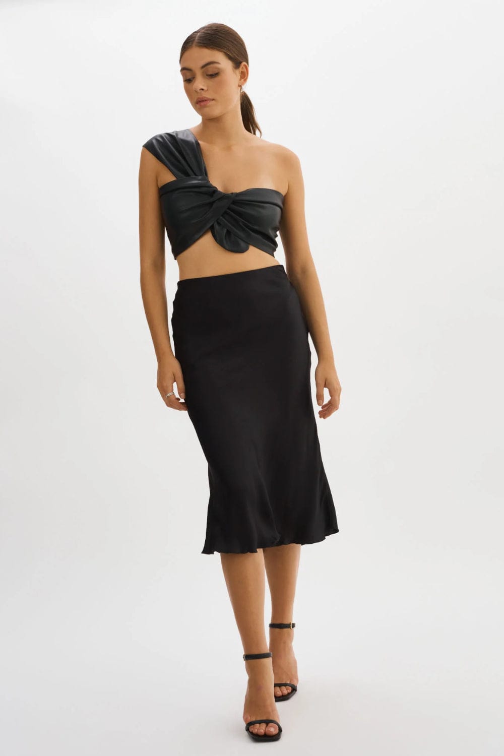 Lamarque - Top Couro Jolie Preto