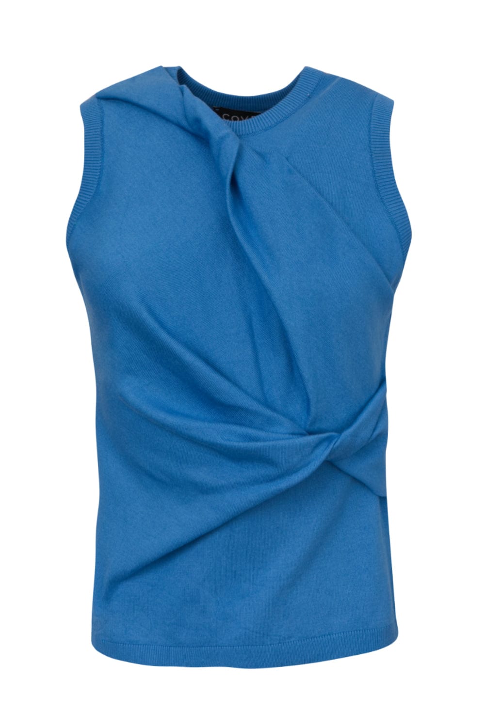 Coven - Blusa sem MangaTricot Torcido Azul