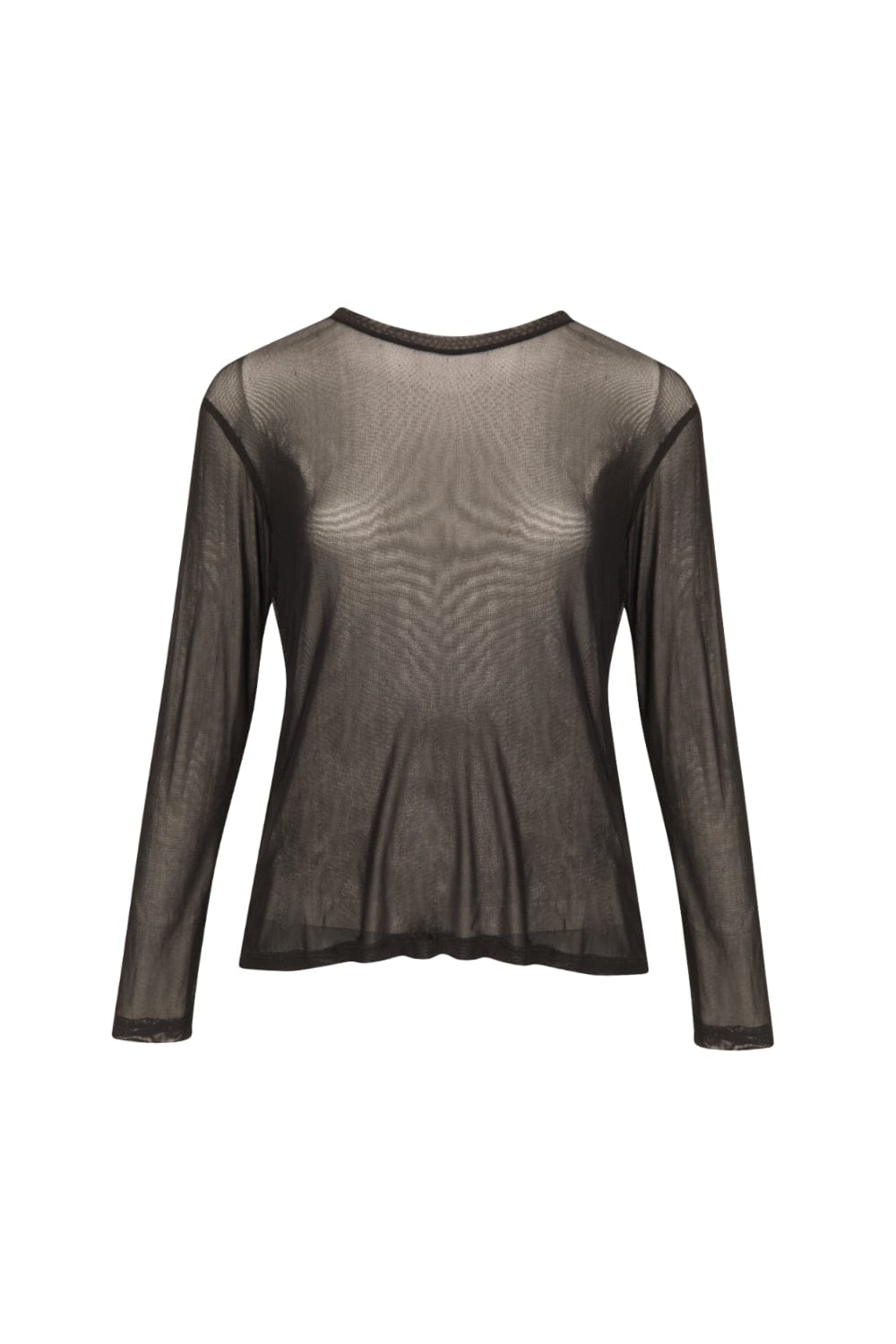 Viviane Furrier - Blusa Manga Longa Tule Preto