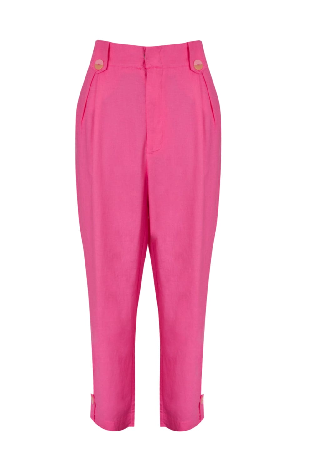 L'Cecci - Calça Alfaitaria Viscolinho Rosa