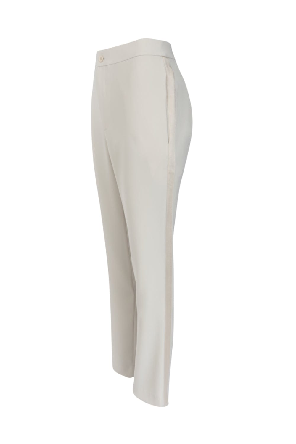 Glória Coelho - Calça Smoking Thai de Mello Bege