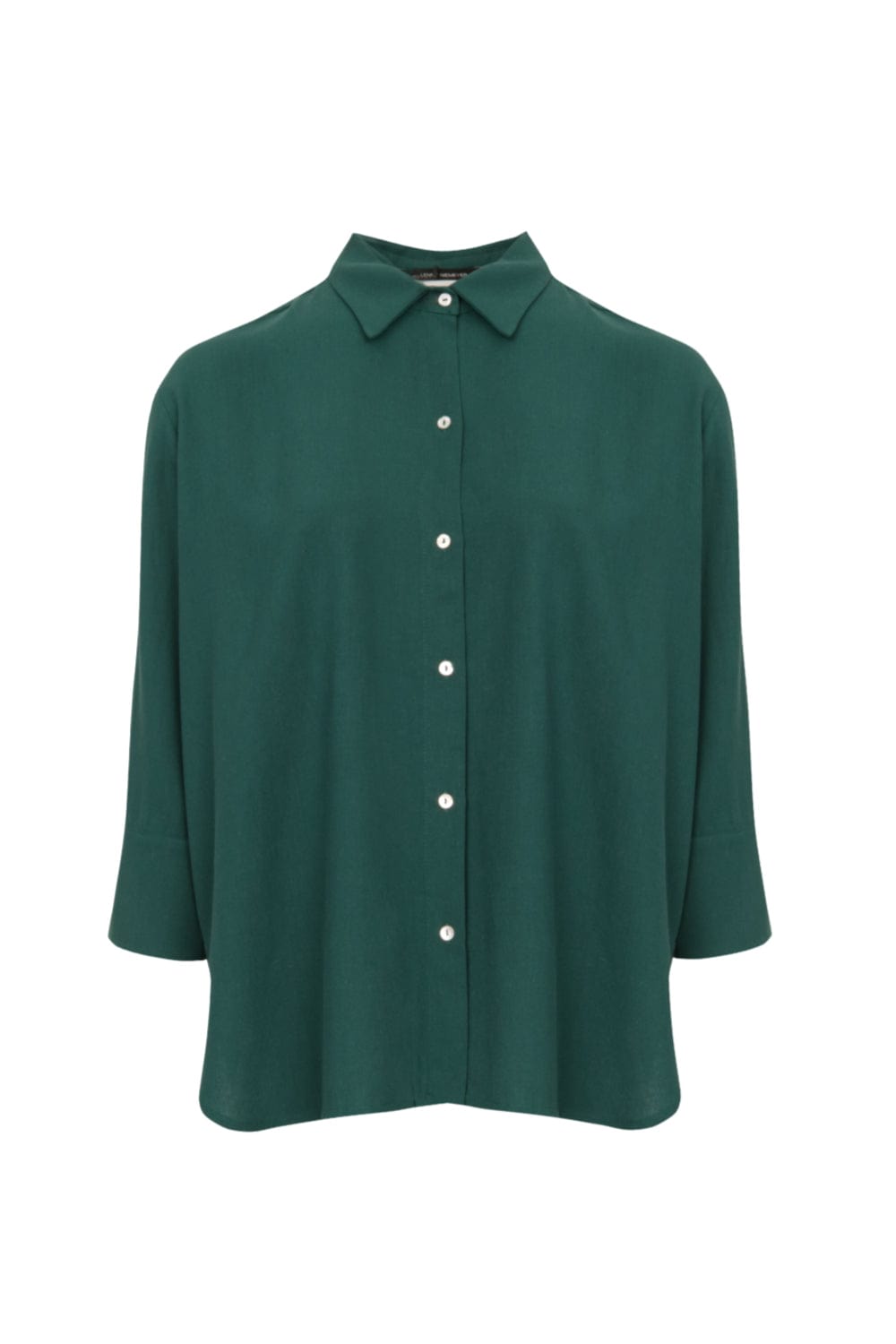 Lenny Niemeyer - Camisa Manga Longa Barra Arredondada Floresta