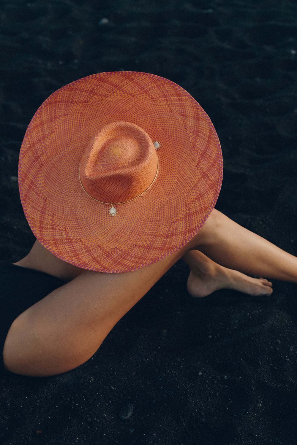 Van Palma - Chapéu de Palha Millie JR Laranja