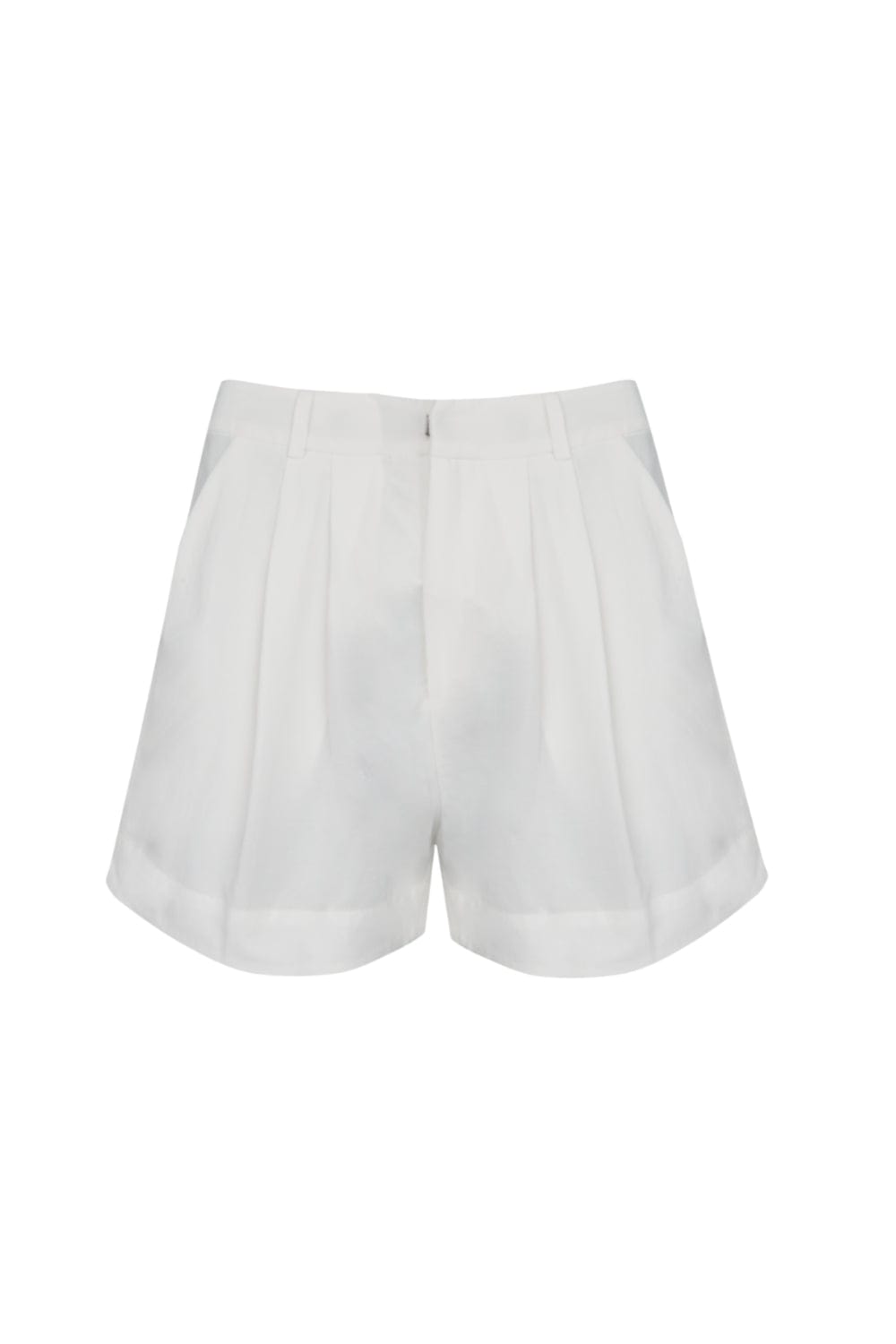 Lenny Niemeyer - Short Pregas Alfaiataria Viscolinho Off White