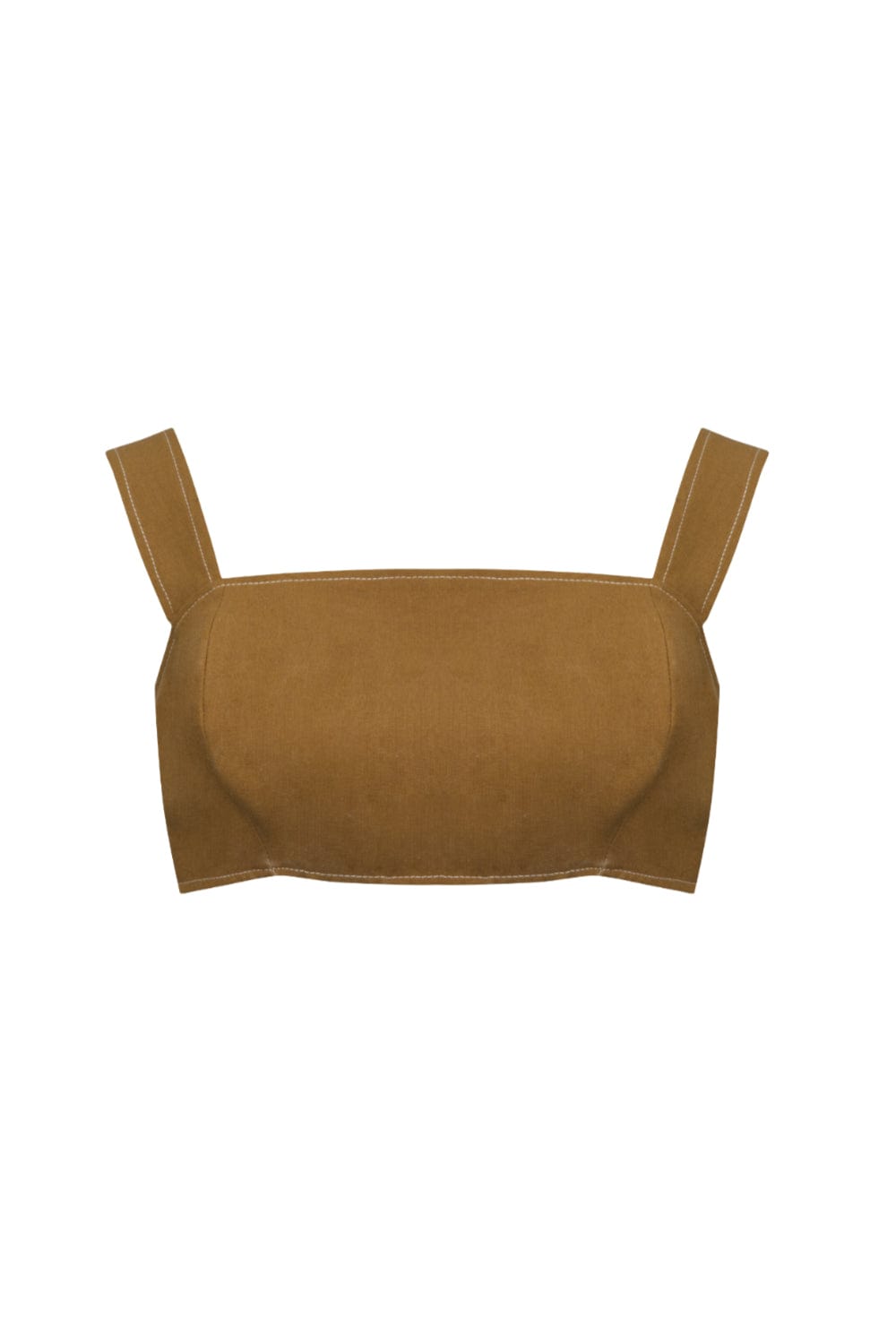 Lenny Niemeyer - Top Pesponto Contrastante Ambar/Ocre