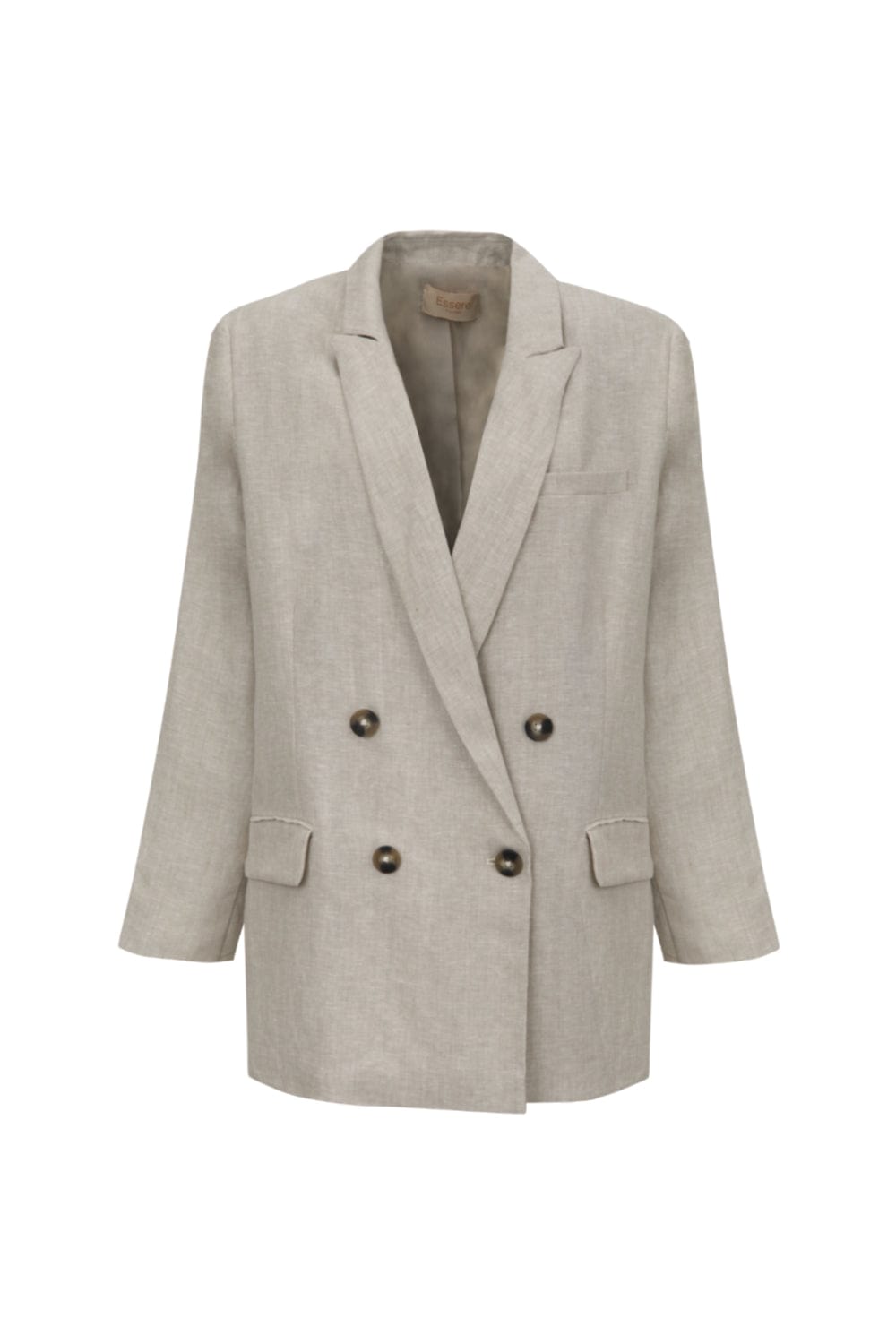 Essere Italiano - Blazer Amplo Linho Natural