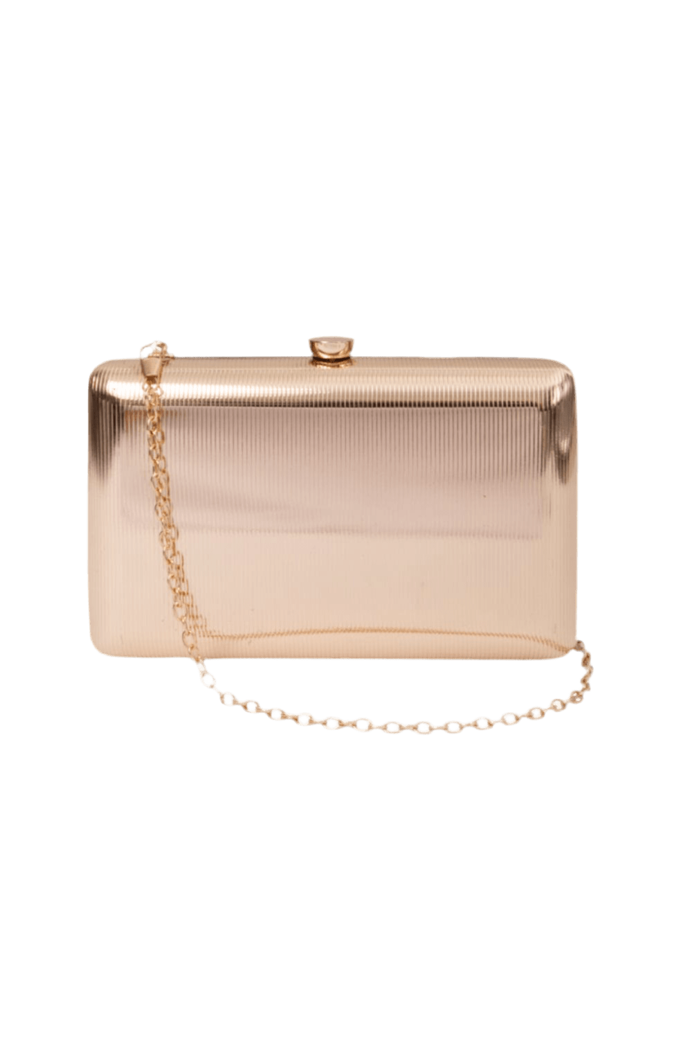 Bolsa Clutch Metal Dourada