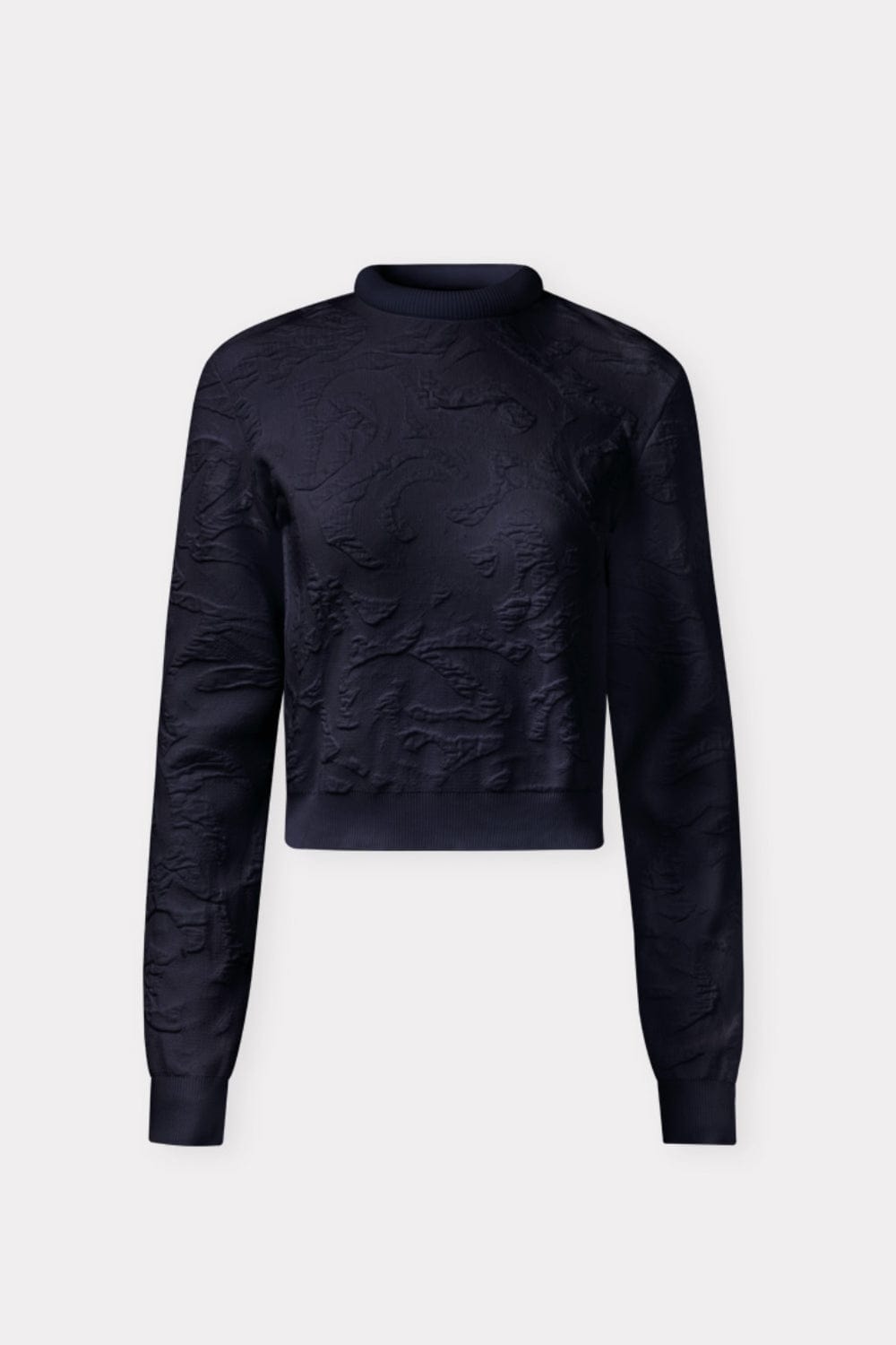 Coven - Blusa Manga Longa Tricot Floresta Preto