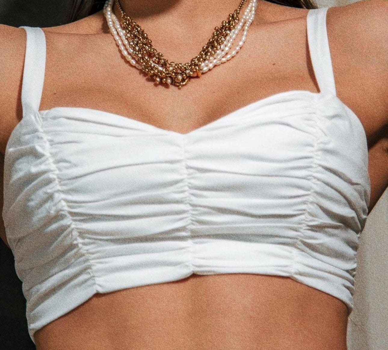 L'Cecci - Top Viscolinho Off White