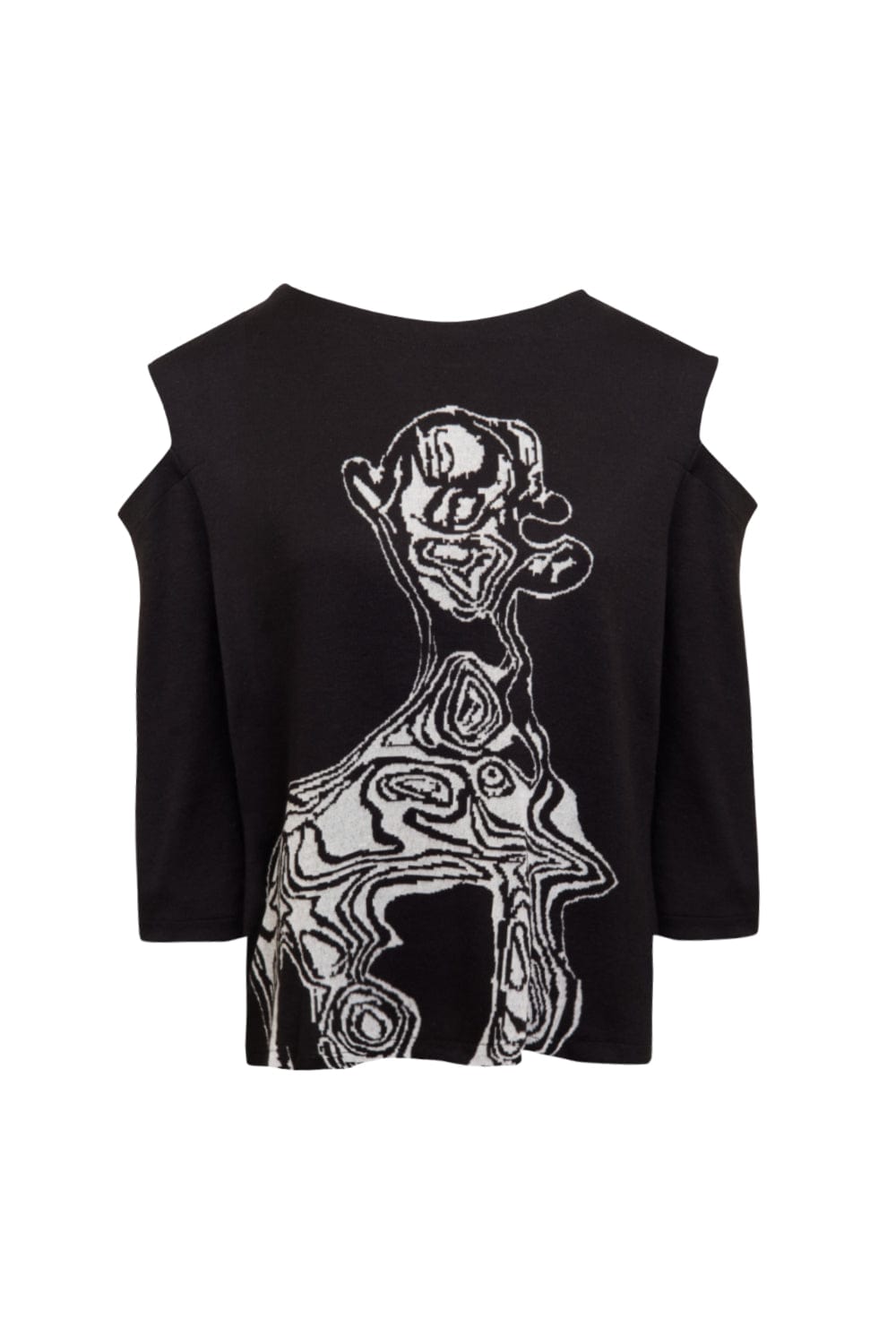 Glória Coelho - Blusa Manga Longa Montaria 1994 Preto