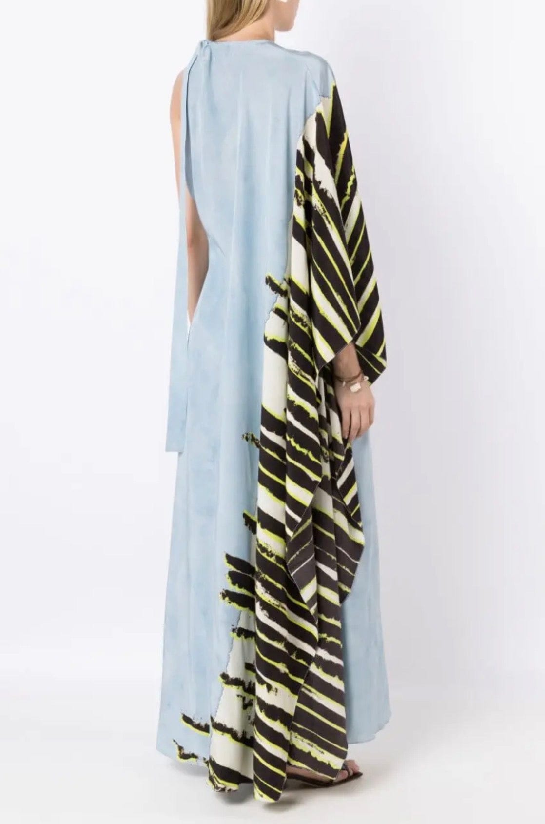 Lenny Niemeyer - Vestido Longo Assimétrico Amarração Seda