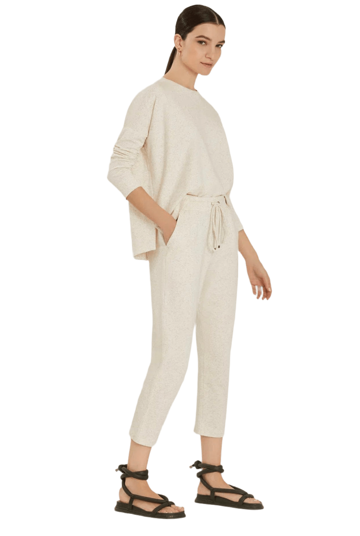 Lenny Niemeyer - Calça Moletinho Linho Natural