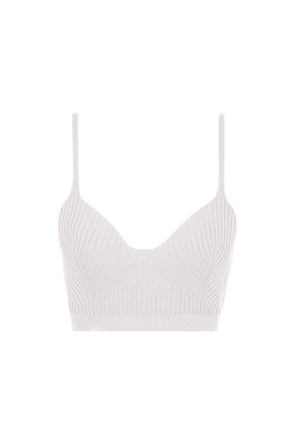 Coven - Blusa Cropped Tricot Canelado Peplum Branco