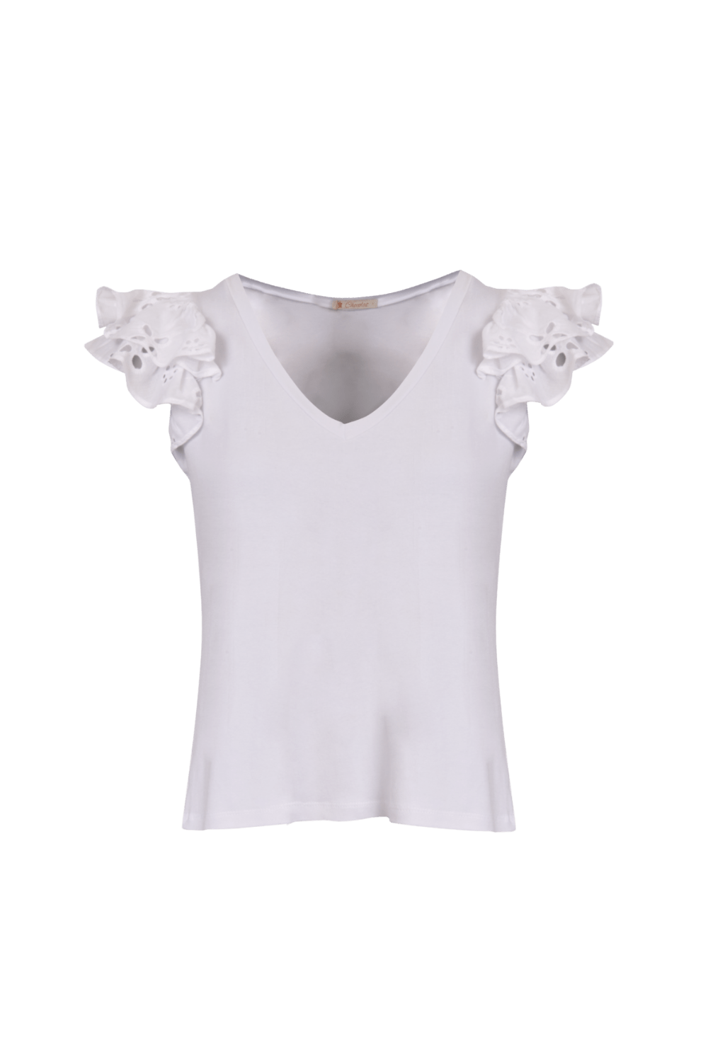 Chocolat - Blusa Manga Curta em Laise