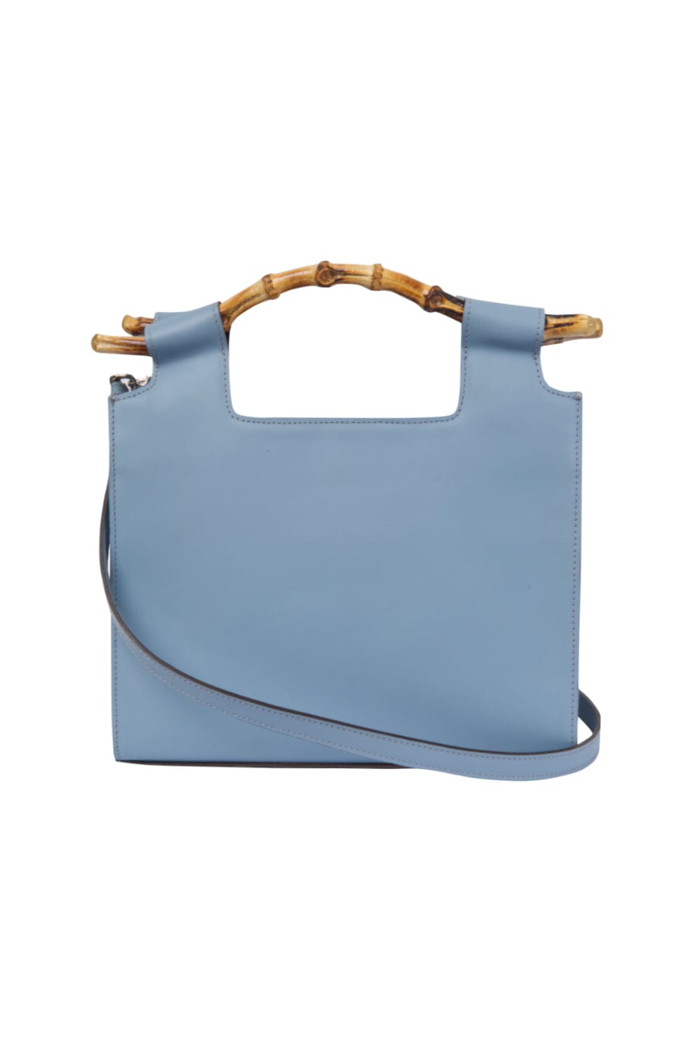 Glorinha Paranaguá - Bolsa Cartagena P Couro Azul Claro