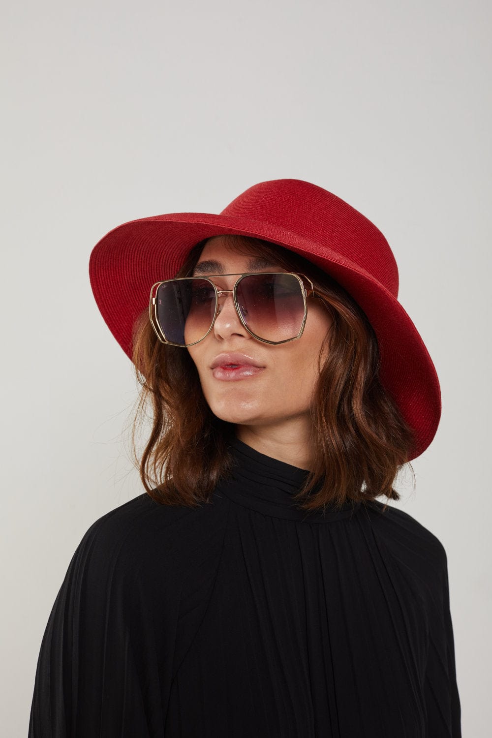 Bronté Amsterdam - Chapéu Anna Braid Vermelho