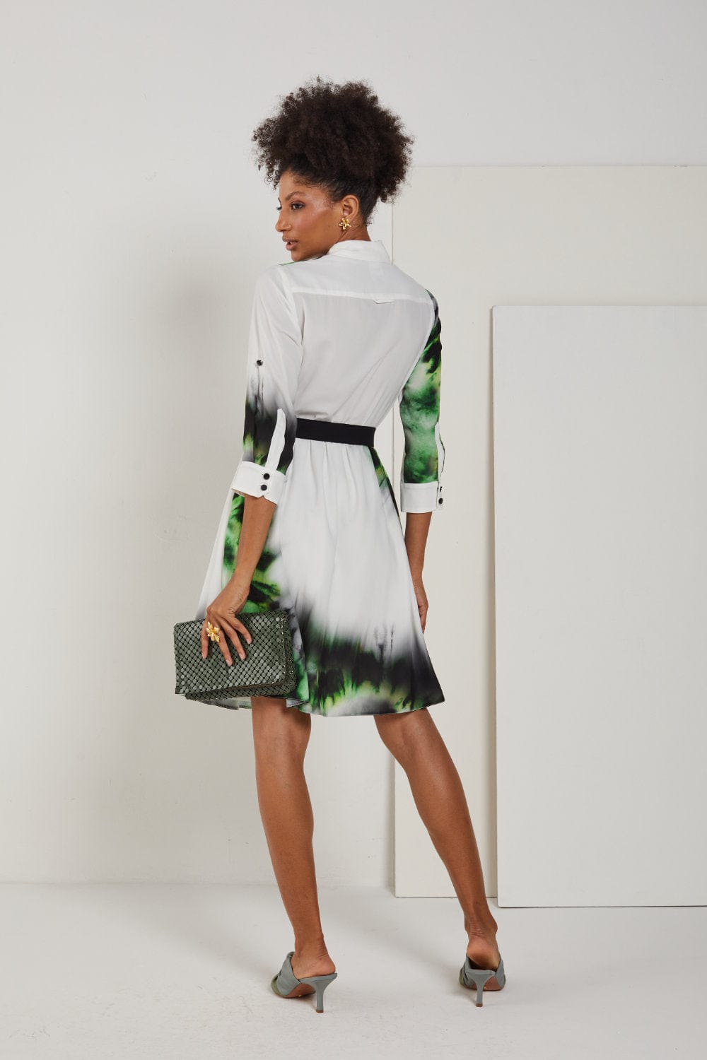 Spell - Vestido Curto Manga 3/4