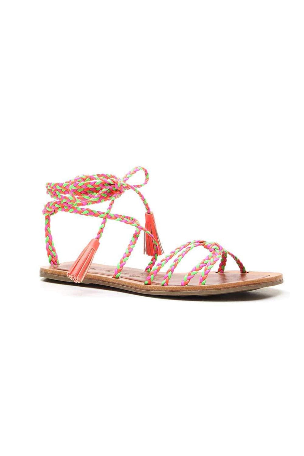 Vicenza - Sandália Rasteira Greta Rosa