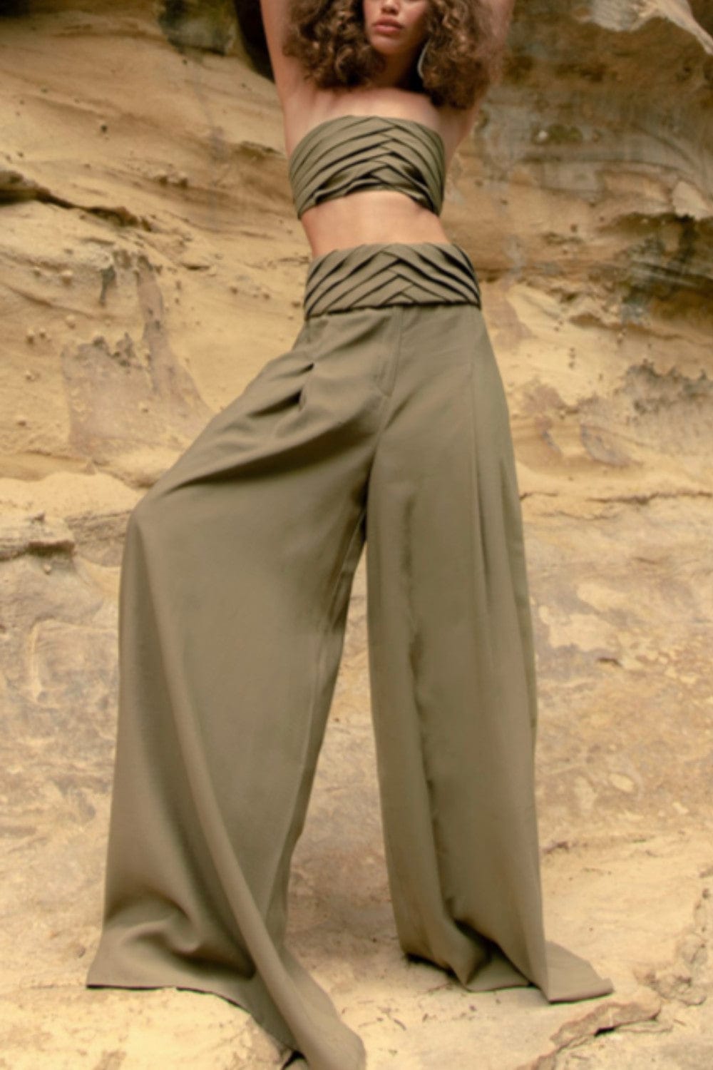 Tissé - Top Origami Guiné Verde