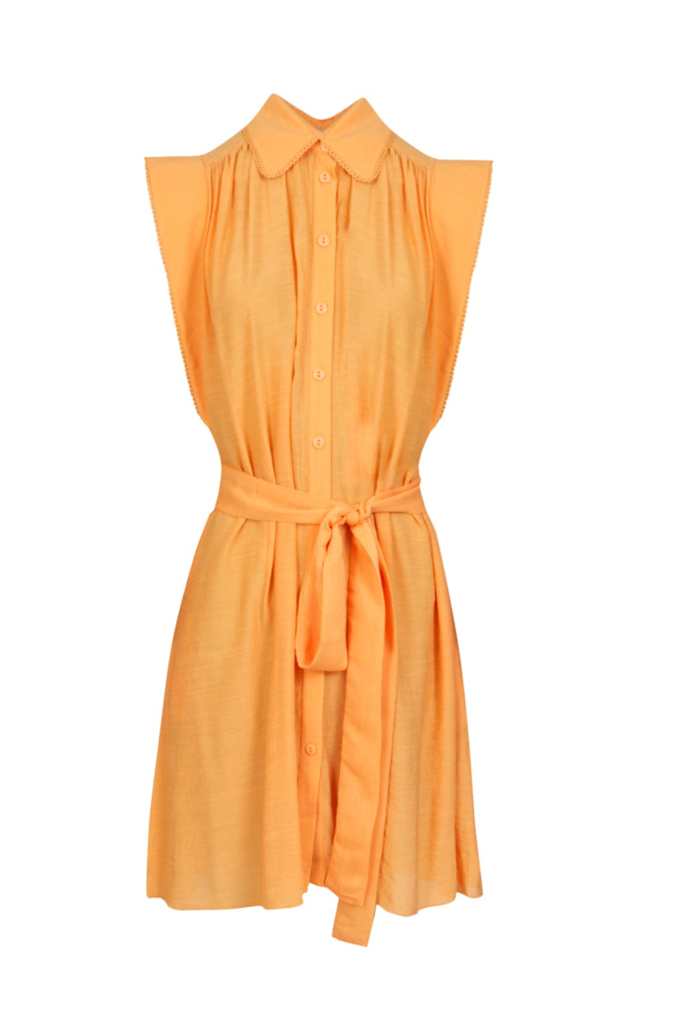 Romaria - Vestido Curto Chemisier GU Laranja