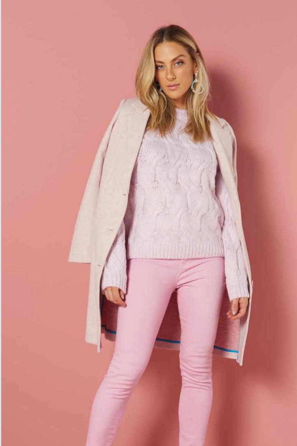 Canal Concept - Sobretudo 7/8 Rosa