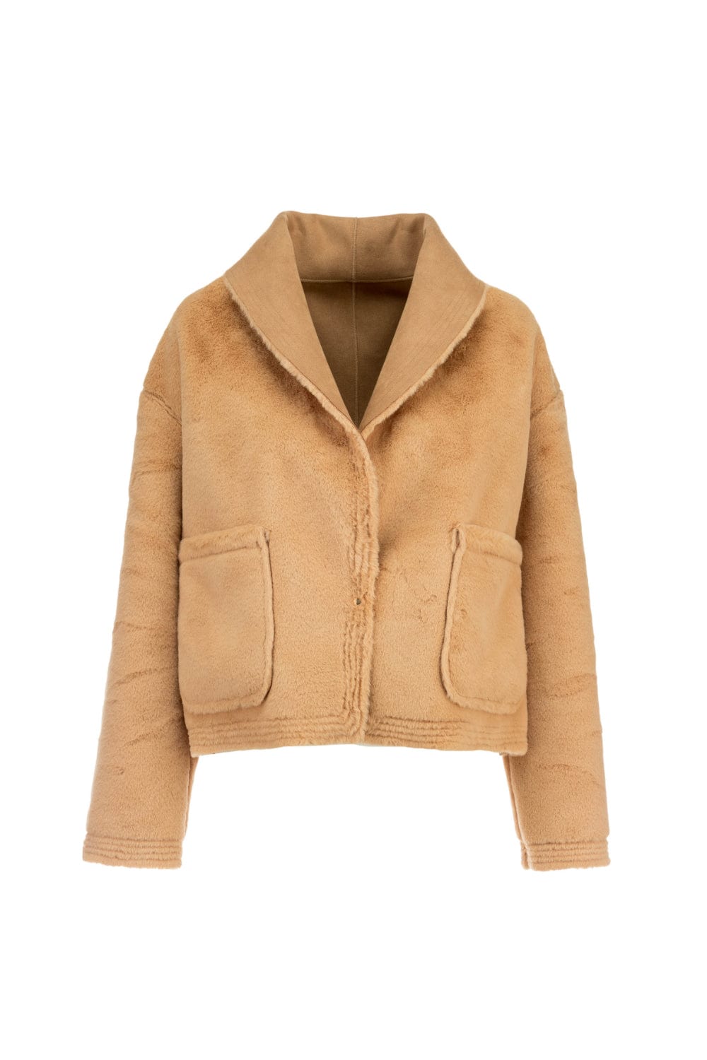 Alex Max - Casaco Curto dupla face Caramelo