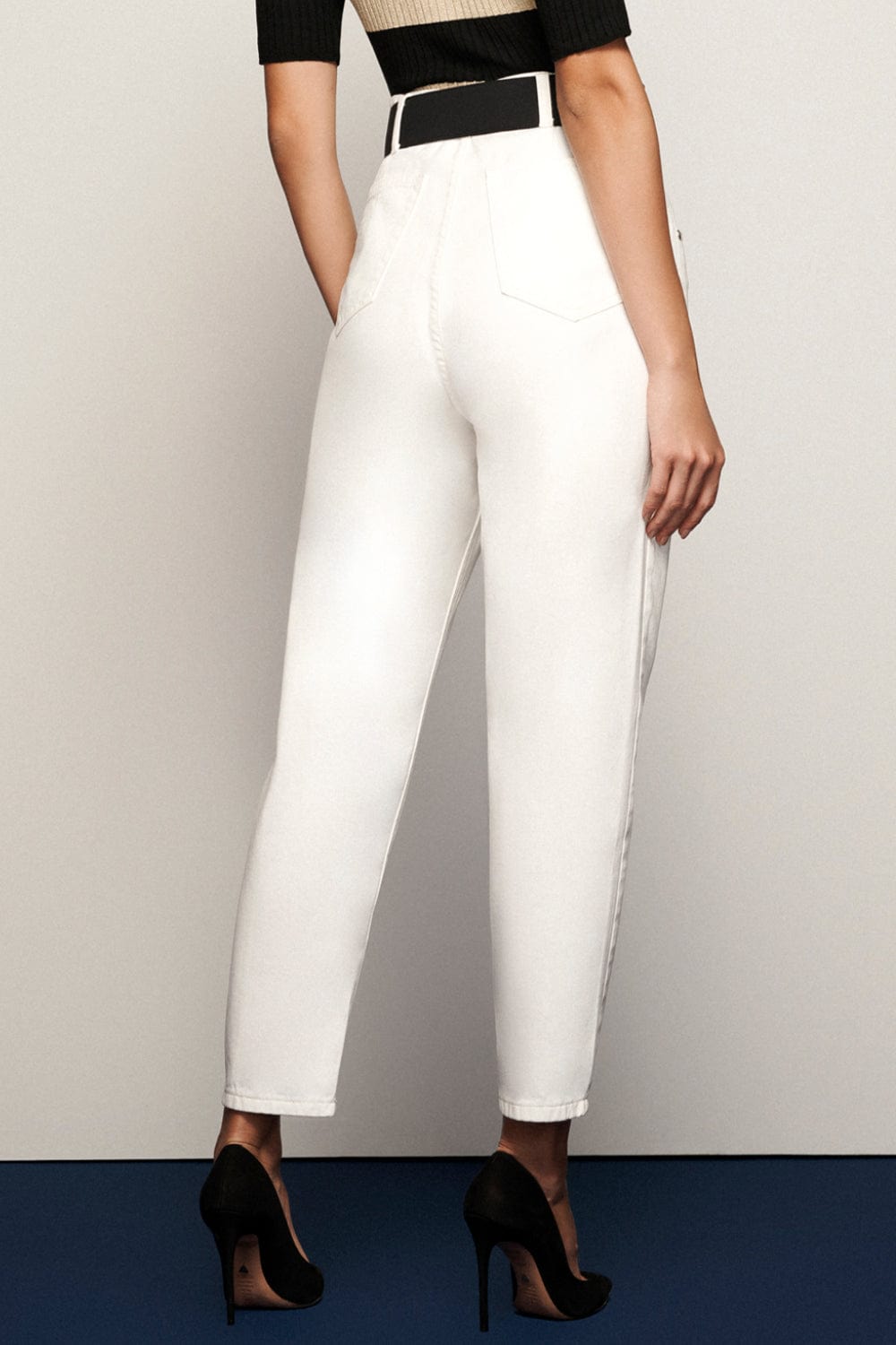 Cholet - Calça Soltinha de Sarja S/Cós Off White