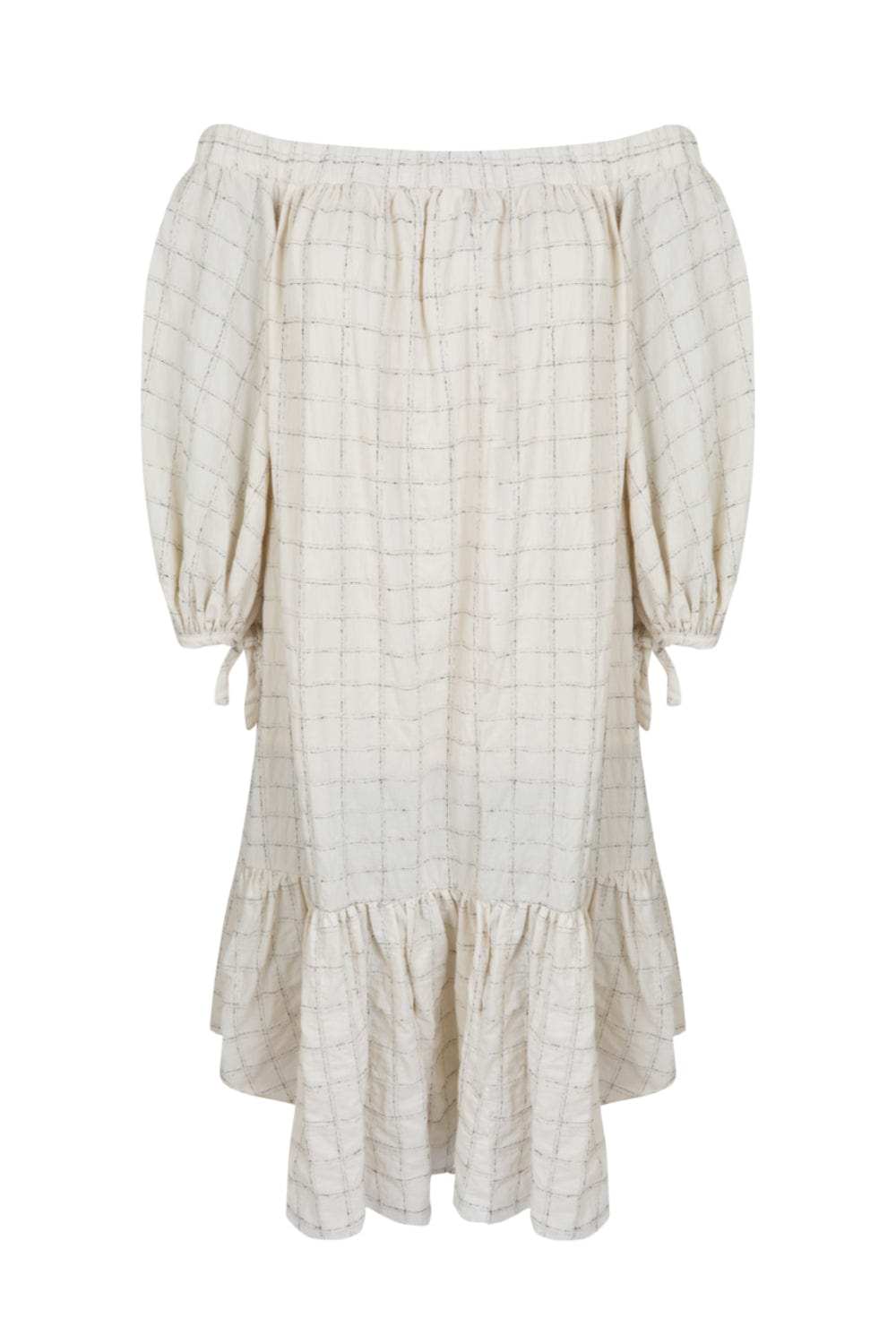 L'Cecci - Vestido Midi Amplo Xadrez