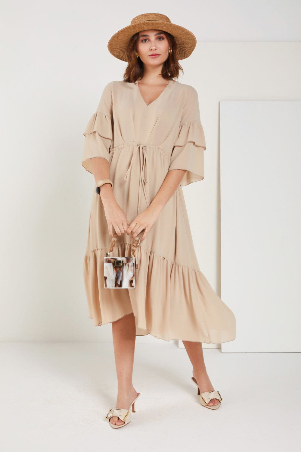 Bronté Amsterdam - Chapéu Gabrielle Caramelo/Preto