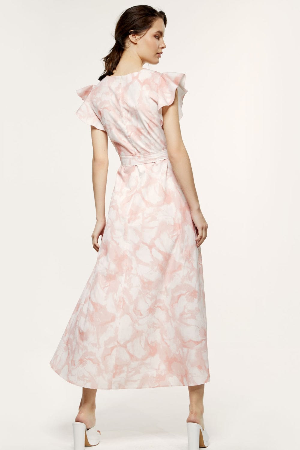 Access - Vestido Midi Tie-dye Rosa
