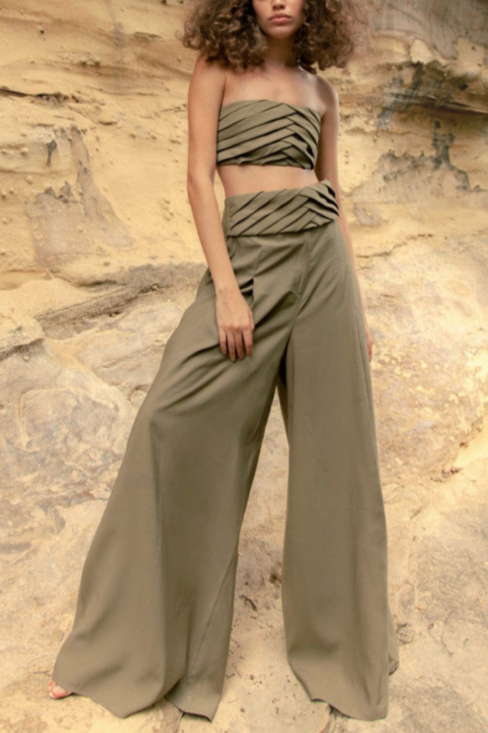 Tissé - Top Origami Guiné Verde