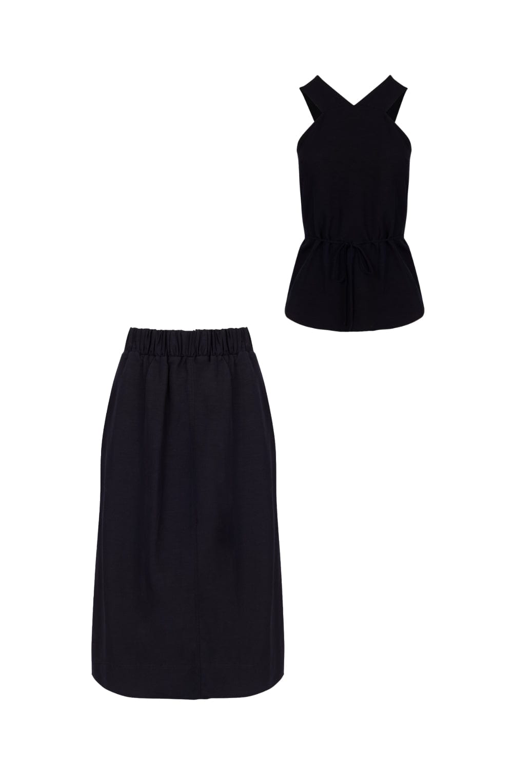 Caché - Conjunto Jaque Saia midi e Camiseta